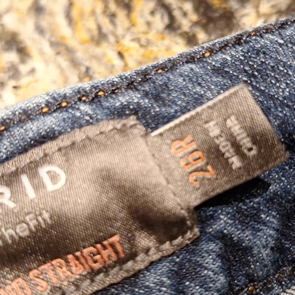 q Torrid Blue Straight Leg Jeans with Classic Style Size 26 - Picture 4 of 5